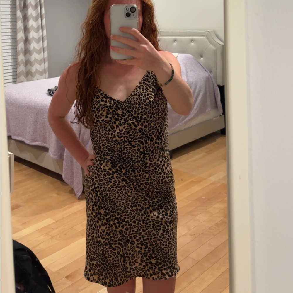 Leopard Slip Dress